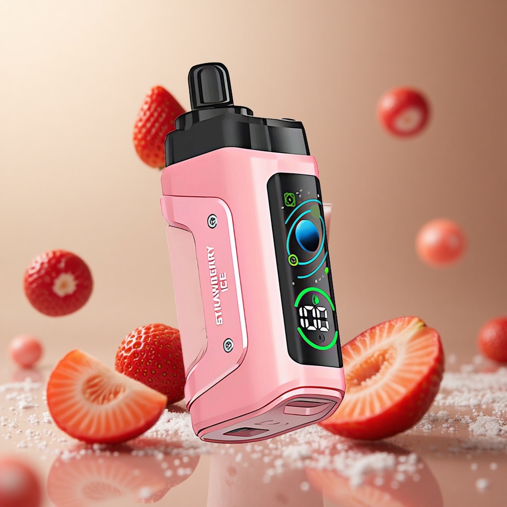 Razz Bar 45000 Puffs Aardbei IJs Wegwerp Vape 1.0 Ohm Mesh Coil vape wholesale Belgium Type-C Oplaadbaar