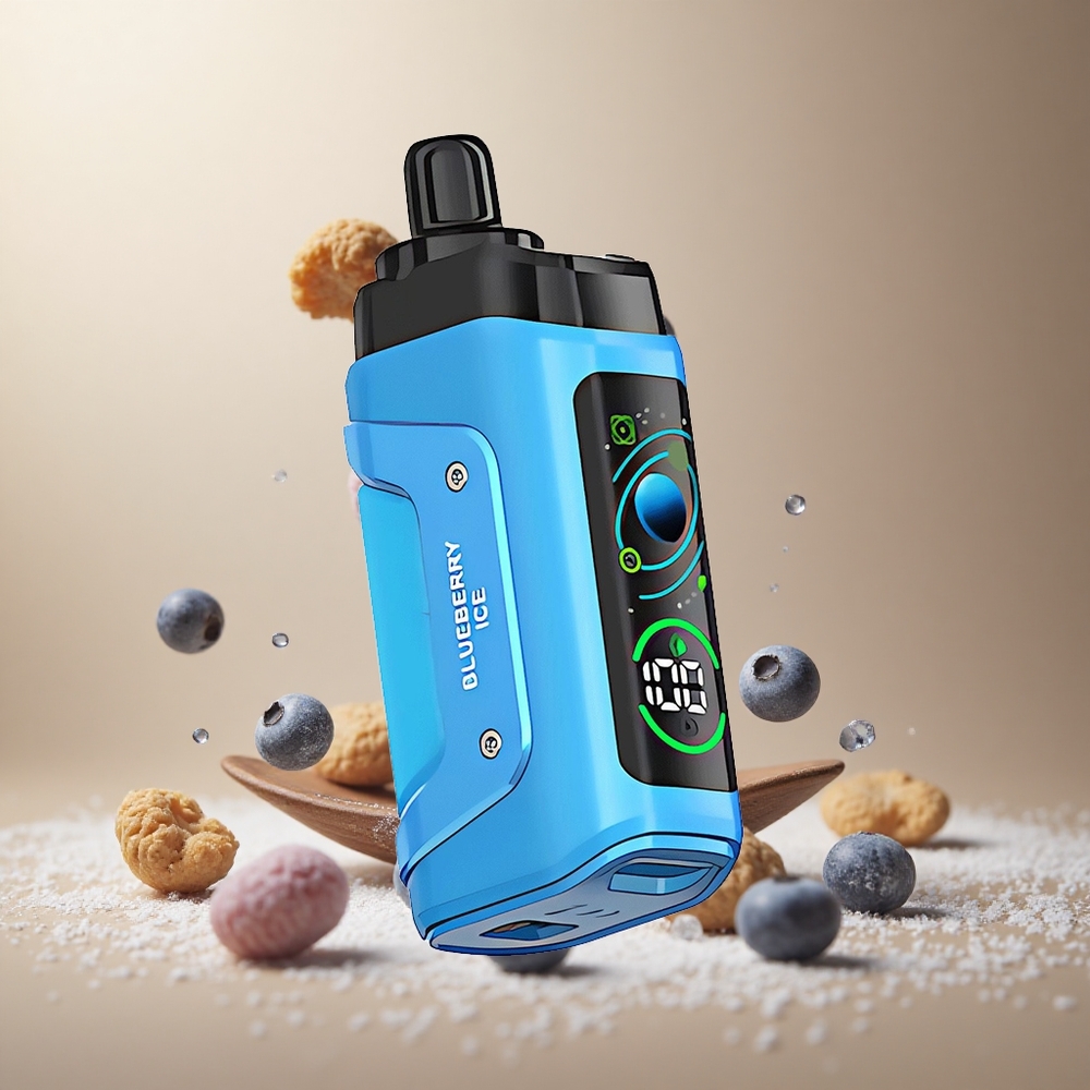 Razz Bar 45000 Puffs Blauwe Bes IJs Wegwerp Vape Type-C Oplaadbaar vape wholesale Belgium