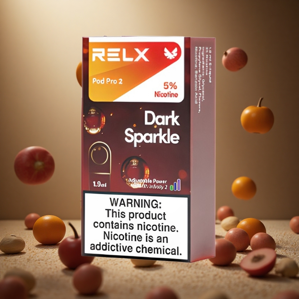 RELX Pod Pro 2 600 Puffs Donkere Glitters vape wholesale Belgium Nicotinegehalte: 5% Vloeistofcapaciteit: 1.9ml