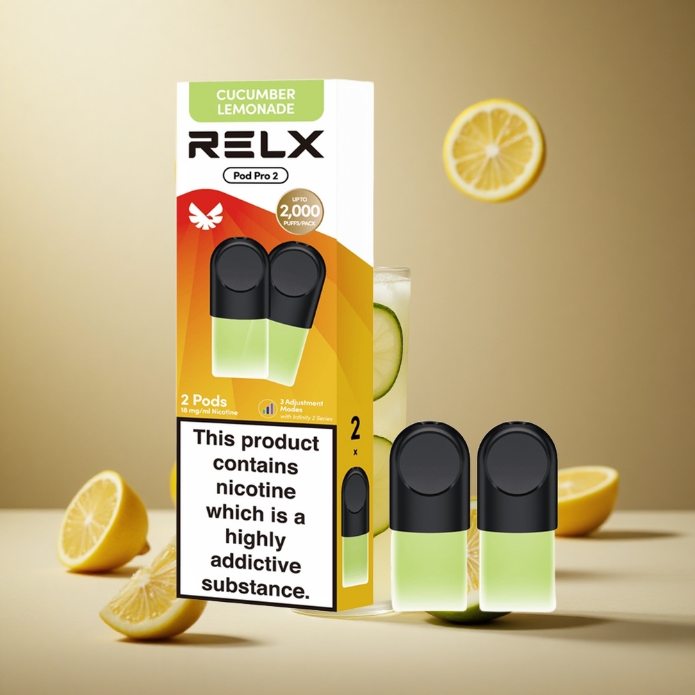 RELX Pod Pro 2 600 Puffs Drankje-Komkommer Limonade vape wholesale Belgium 1.9ml