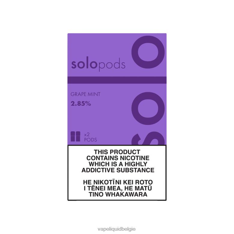 E-Liquid Kopen België druiven munt - Solo vervangende pod, 2-pack 8LV8654