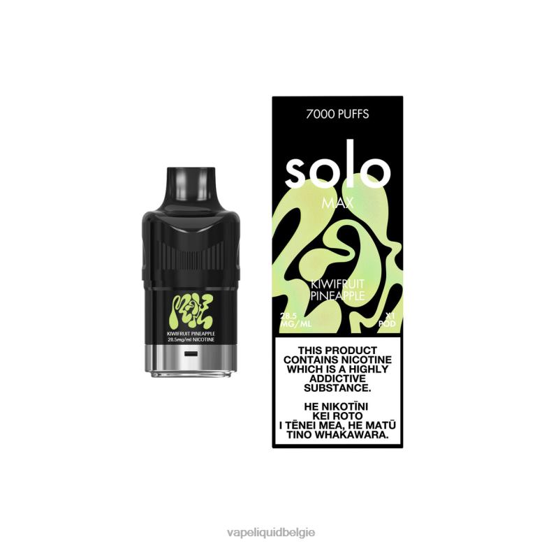 E-Liquid Kopen België kiwi-ananas - Solo MAX peul 8LV8687
