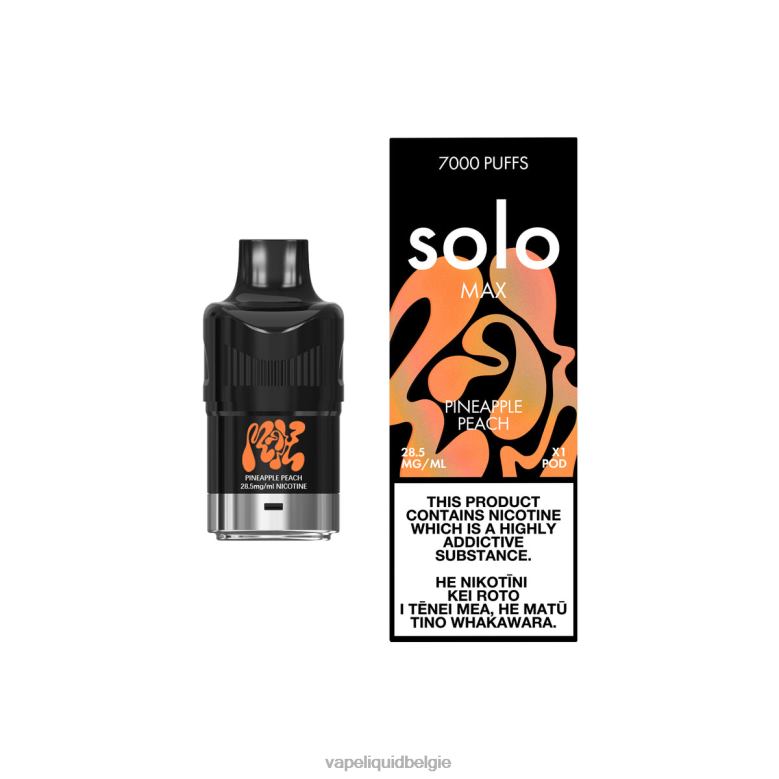 Vape België ananas perzik - Solo MAX peul 8LV8685