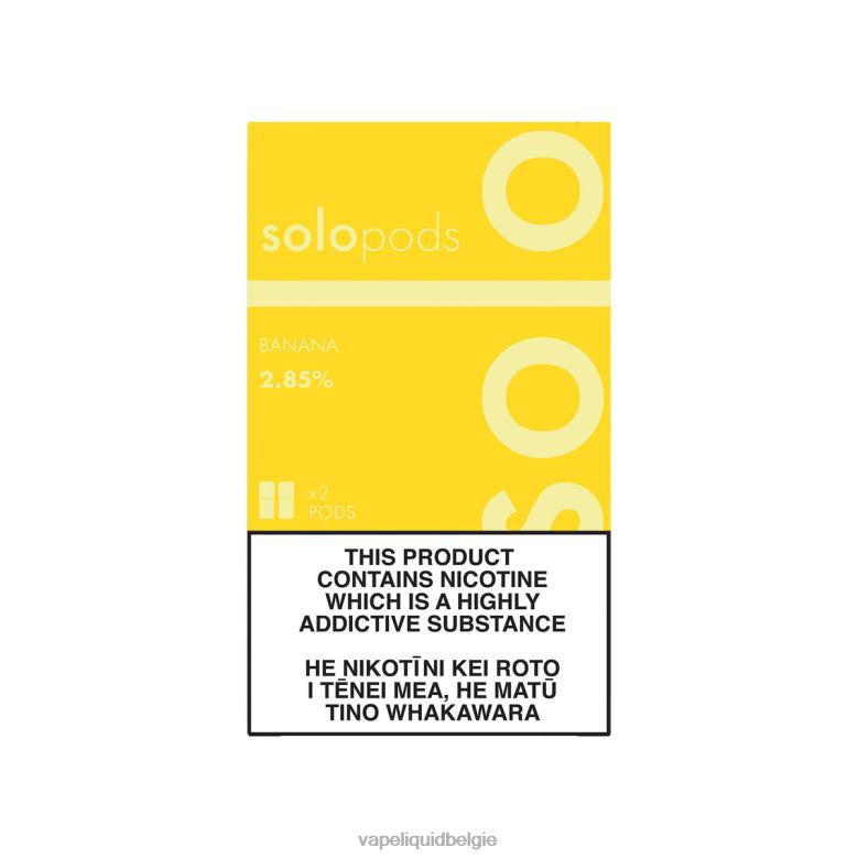 Vape België banaan - Solo vervangende pod, 2-pack 8LV8664