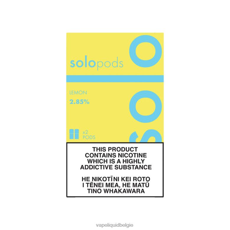 Vape België citroen - Solo vervangende pod, 2-pack 8LV8655