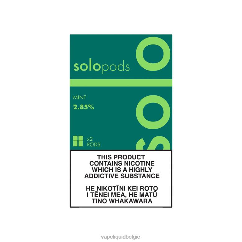 Vape België munt - Solo vervangende pod, 2-pack 8LV8652