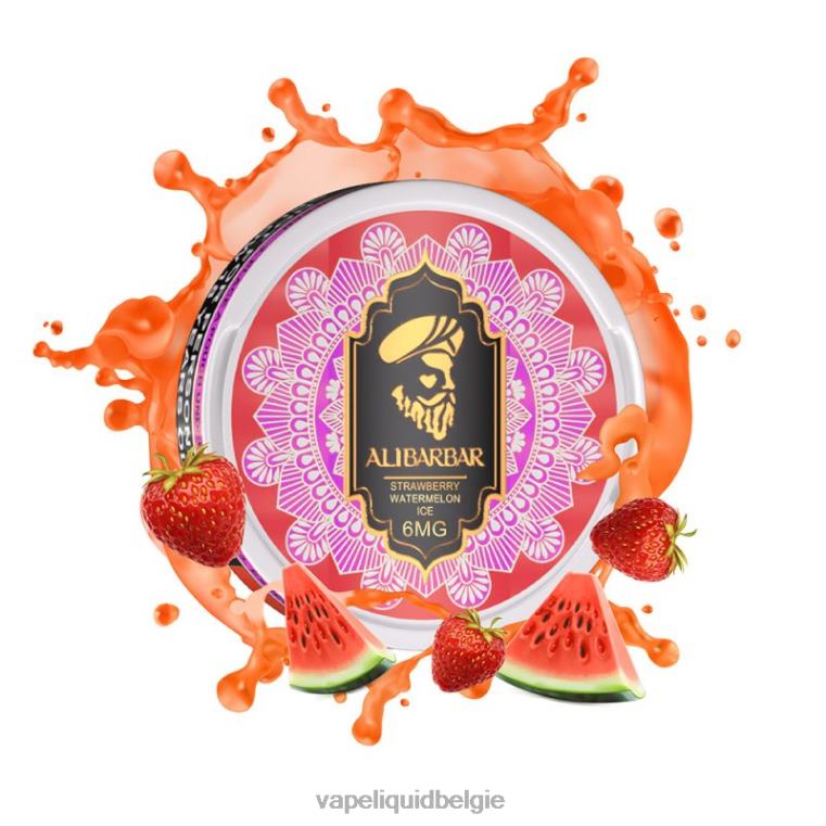 Alibarbar nicotinezakjes Aardbei-watermeloenijs DZ24093 Vape Smaken