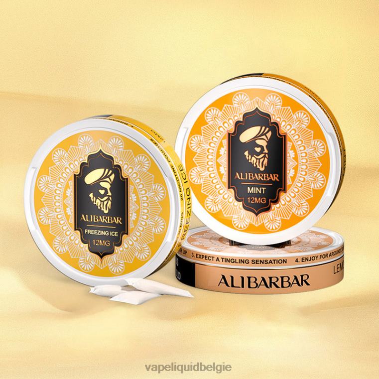 Alibarbar nicotinezakjes kersen ijs DZ24081 Vape België