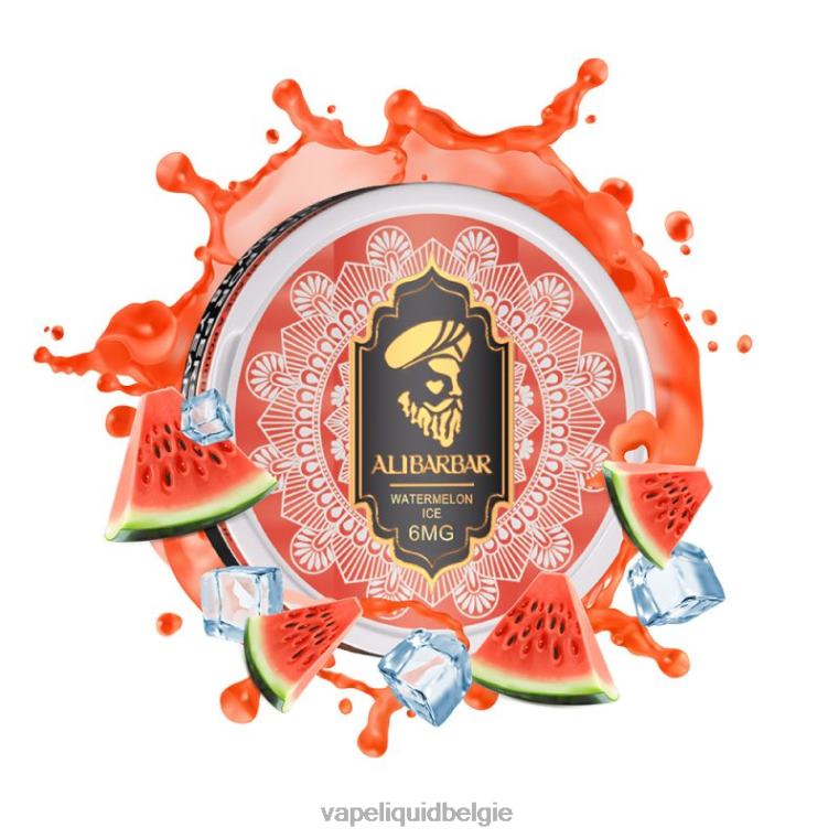 Alibarbar nicotinezakjes watermeloen ijs DZ24094 Wegwerp Vape België