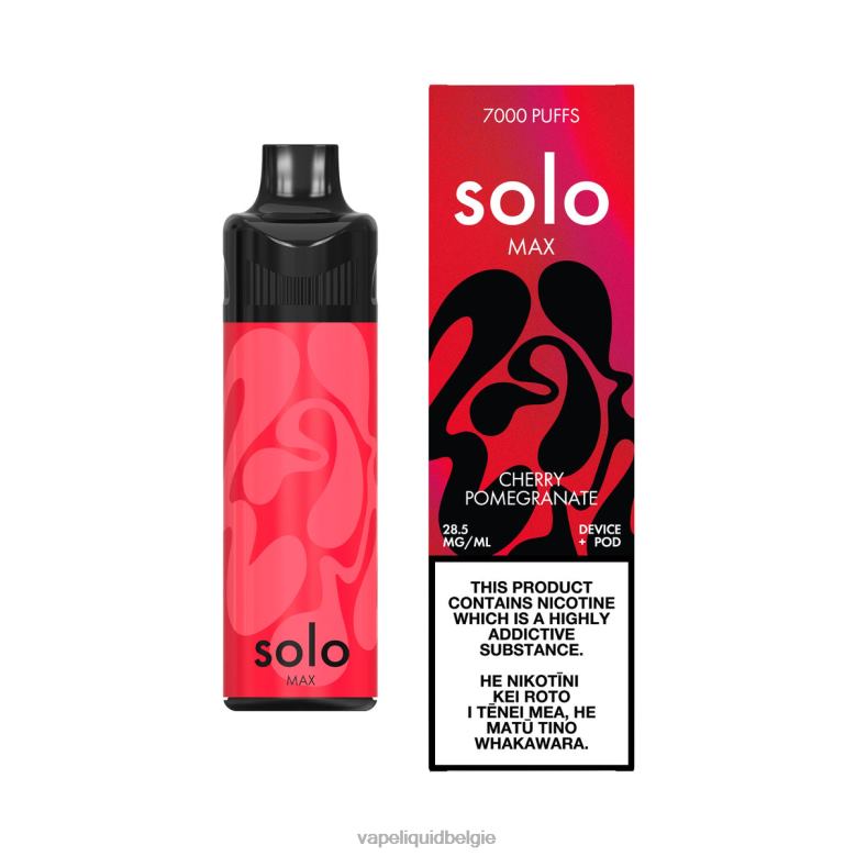 E-Liquid Kopen België kersen granaatappel - Solo MAX pod-kit 8LV8666
