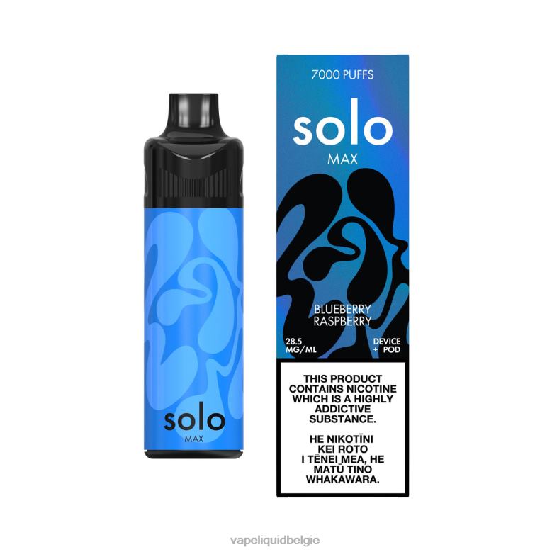 Vape Liquid bosbes framboos - Solo MAX pod-kit 8LV8665