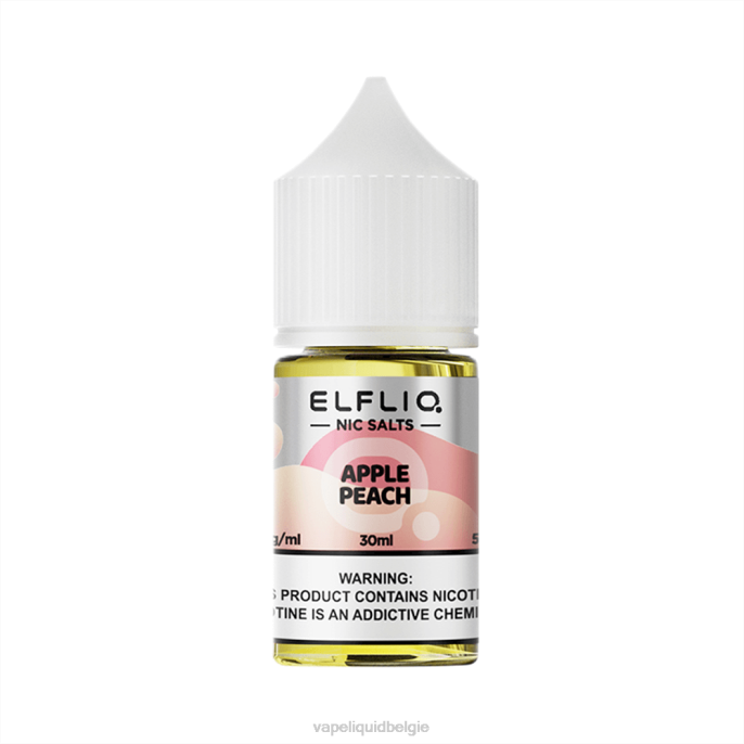 ELFBAR ELFLIQ Nic zout 30 ml Apple Peach D4207