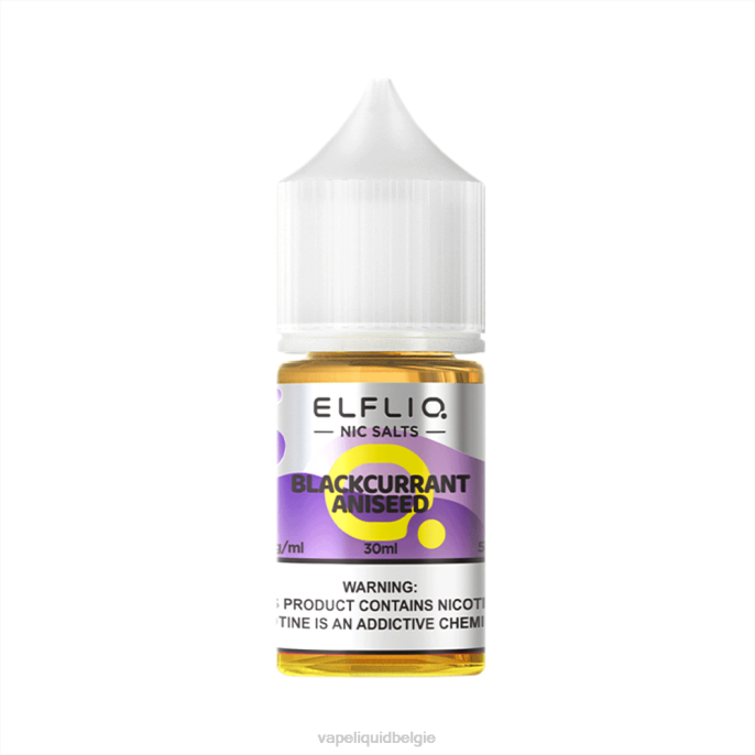 ELFBAR ELFLIQ Nic zout 30 ml Blackcurrant aniseed D4209