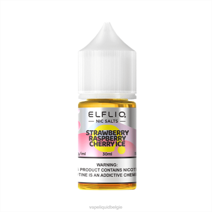 ELFBAR ELFLIQ Nic zout 30 ml aardbei frambozen kersenijs D42032