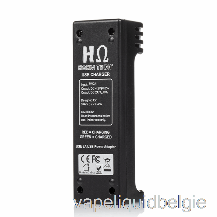 Vape België Hohm Tech School Uno 2a Usb-oplader