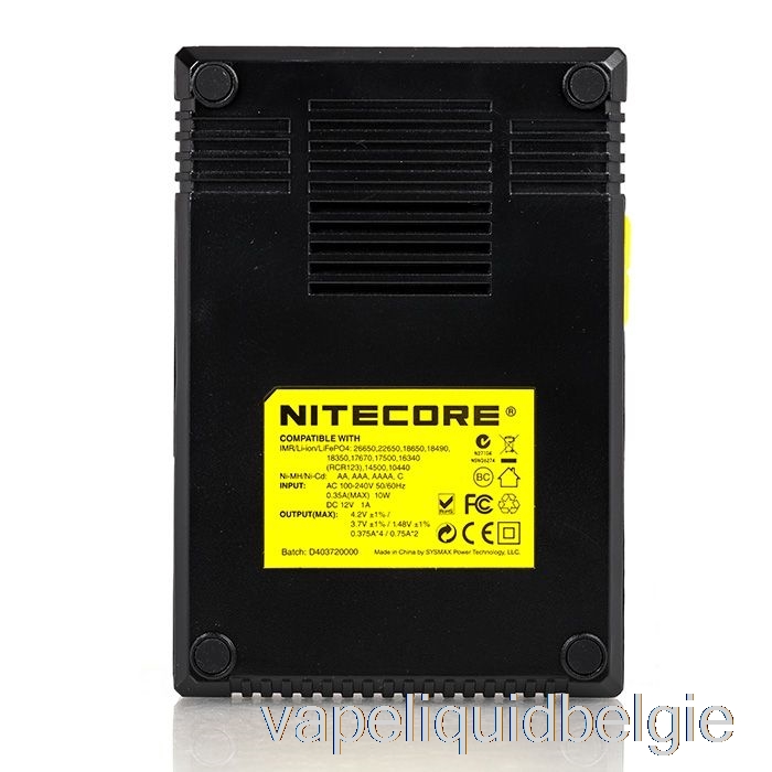 Vape Vloeibare Nitecore D4 Batterijlader (4-bay)