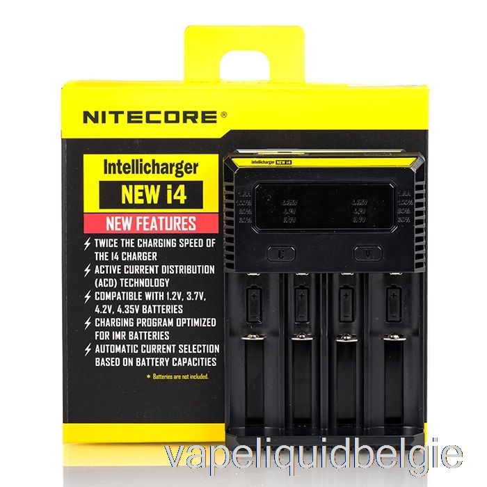 Vape Smaken Nitecore I4 Batterijlader V2 (4-bay)