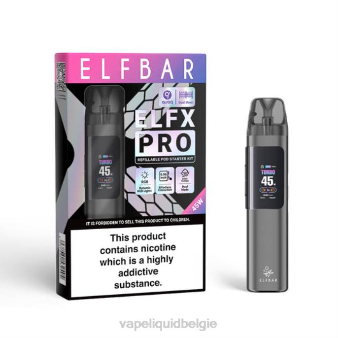 ELFBAR ELFX Pro Open het podapparaat grijs D4203