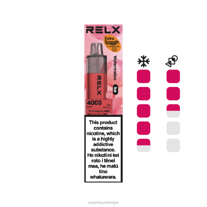RELX MagicGo 4000 wegwerpdamp | 488L7 Vape België watermeloen (ijs)