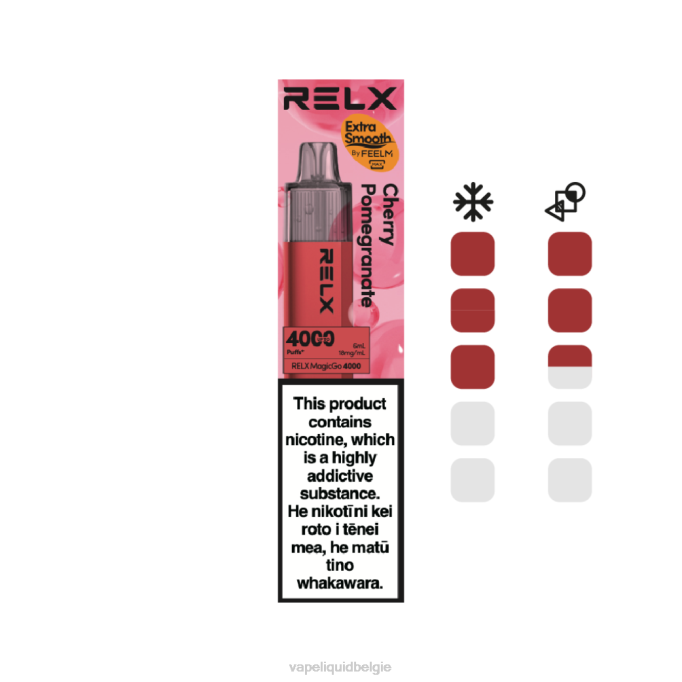 RELX MagicGo 4000 wegwerpdamp | 488L8 Vape Liquid kersen granaatappel
