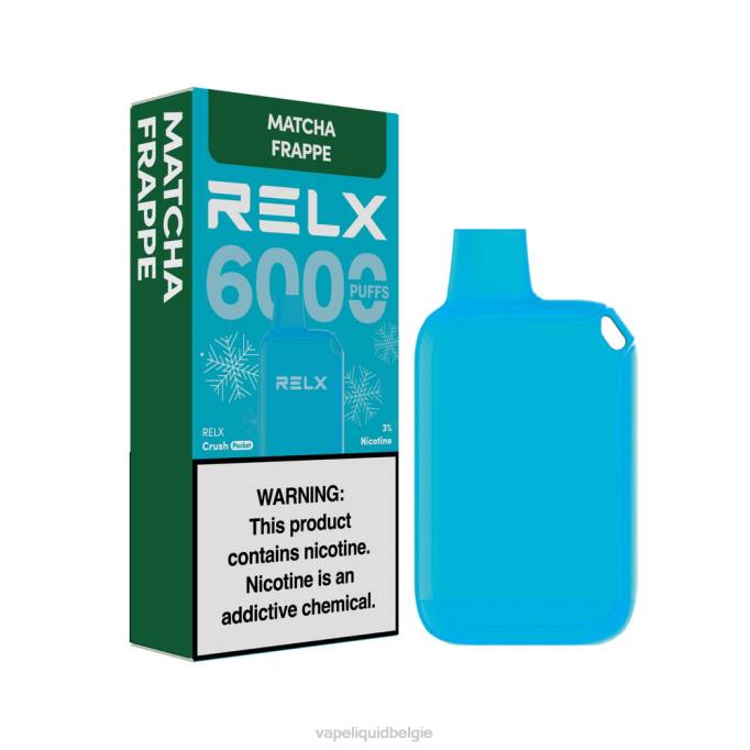 RELX Crush Pocket 6000 ijskoud | 488L17 Vape Liquid matcha frappe