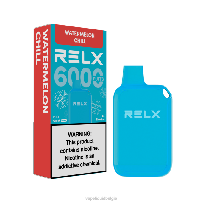 RELX Crush Pocket 6000 ijskoud | 488L24 E-Liquid Kopen België watermeloen koel