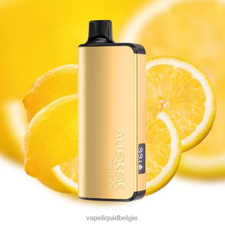 Alibarbar Ingot 20000 wegwerpdamp roze citroen DZ24040 E-Liquid Kopen België