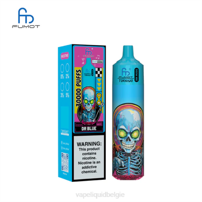 Vape Liquid TH4T12 dr blauw Fumot Tornado 30k muziek