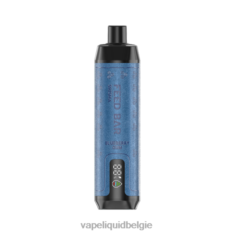 Vapsolo SHISHA wegwerp damp bosbessengom DZ240116 Vape België