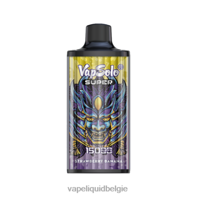 Vapsolo SUPER wegwerp damp aardbei banaan DZ240134 Wegwerp Vape België