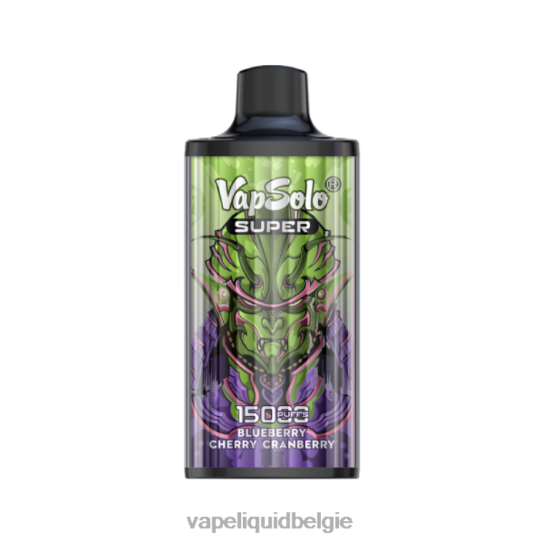 Vapsolo SUPER wegwerp damp bosbes kers cranberry DZ240128 Vape Smaken