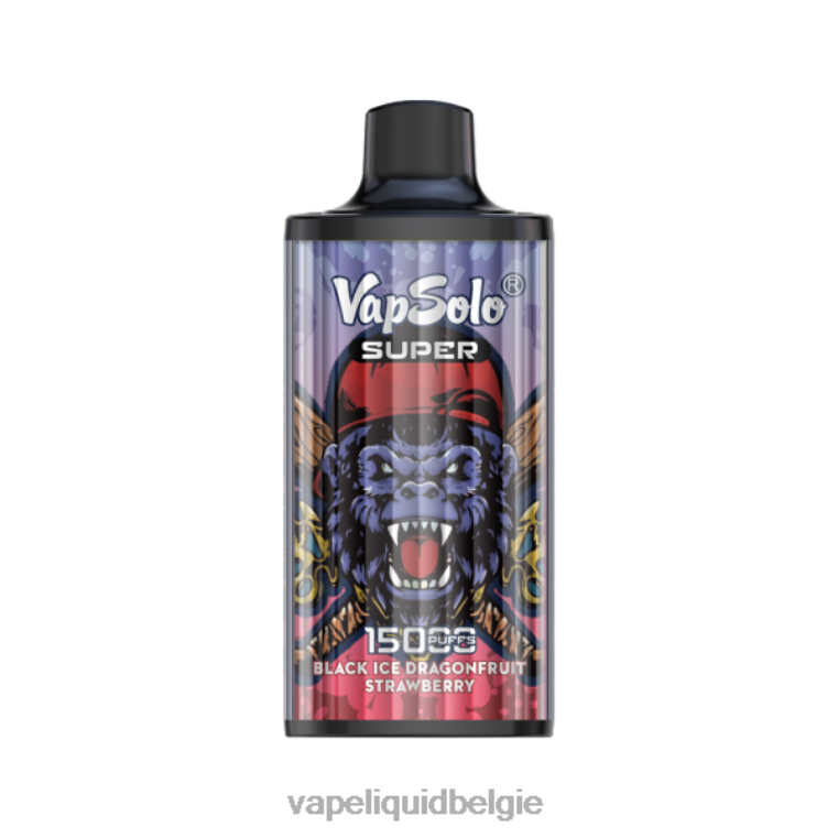 Vapsolo SUPER wegwerp damp zwarte ijs drangafruit aardbei DZ240125 E-Liquid Kopen België