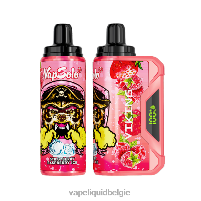 Vapsolo VIKING wegwerp damp aardbei frambozen ijs DZ240157 Vape Liquid