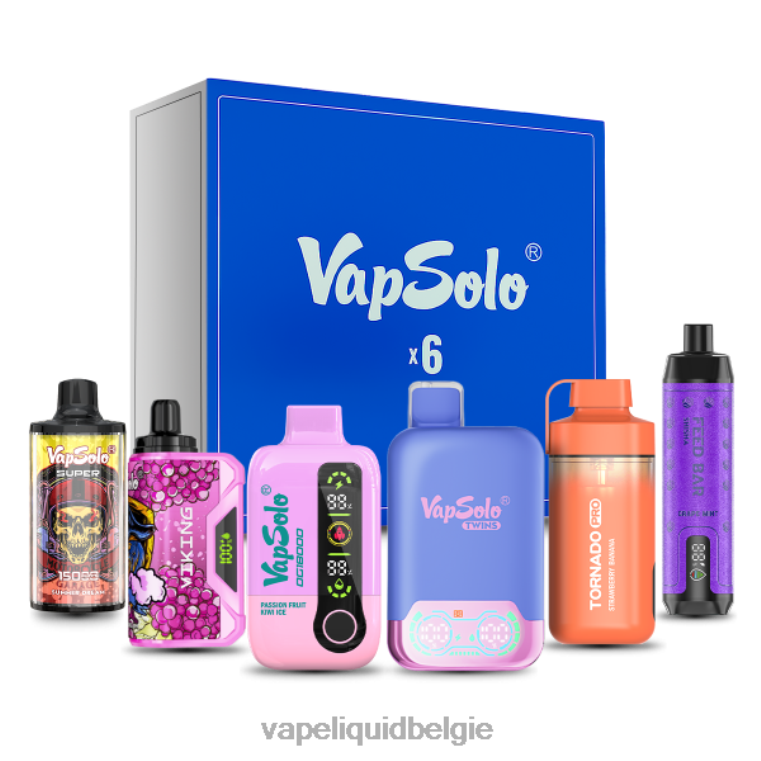 Vapsolo verrassingsboxset willekeurige smaken DZ240137 Vape Liquid