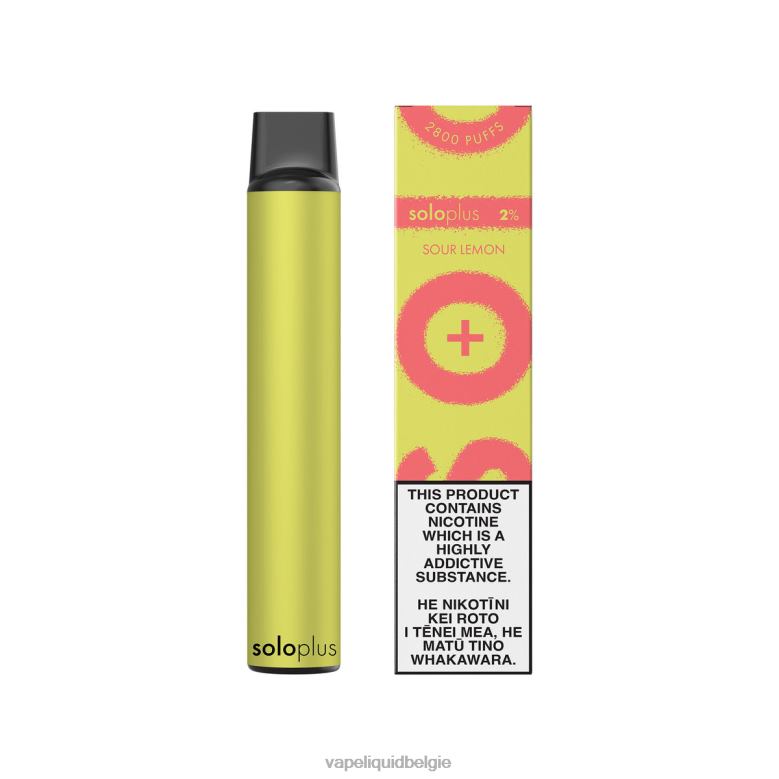 E-Liquid Kopen België zure citroen - Solo Plus wegwerp damp 8LV8636