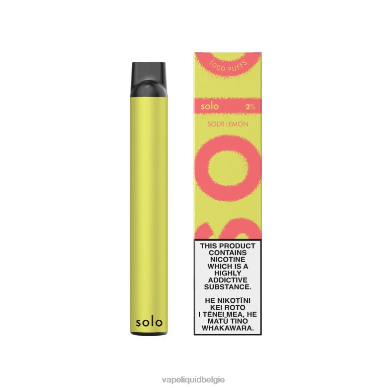 E-Liquid Kopen België zure citroen - Solo wegwerp damp 8LV8612