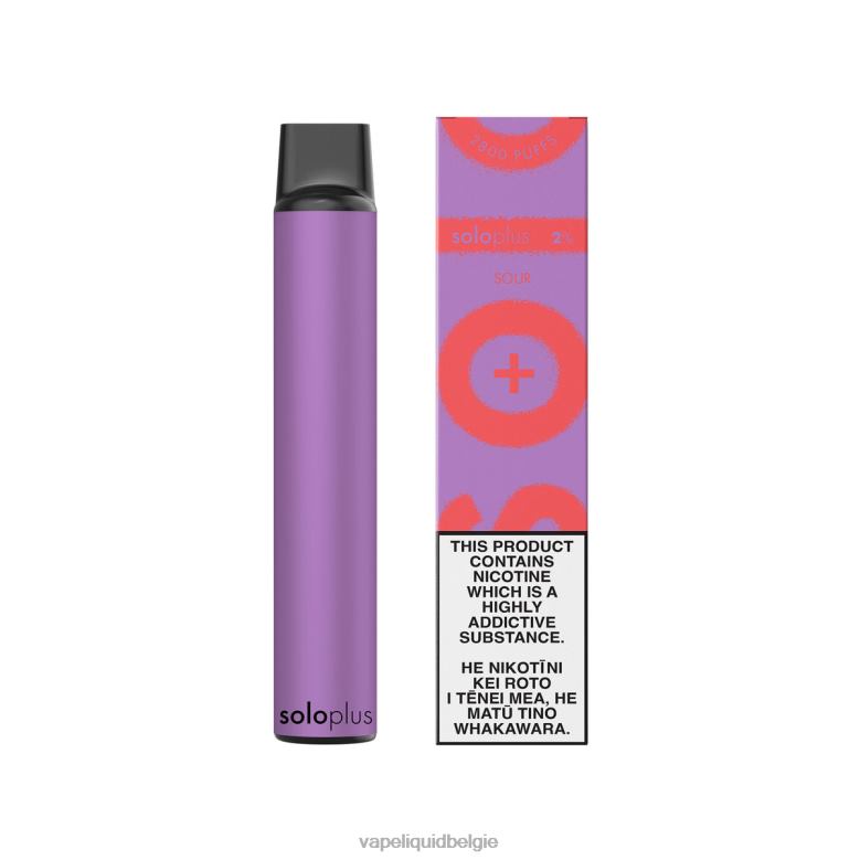 Vape België zuur - Solo Plus wegwerp damp 8LV8625