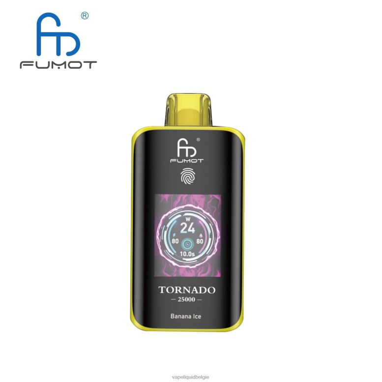 Fumot Tornado 25000 wegwerpdamp bananen ijs | 4B2XD1 Vape Liquid
