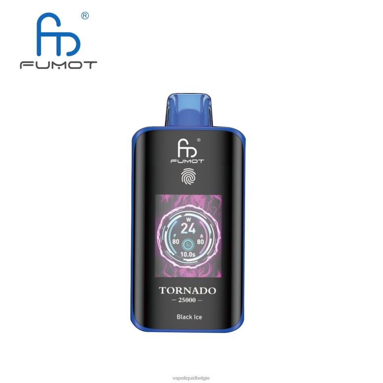 Fumot Tornado 25000 wegwerpdamp zwart ijs | 4B2XD2 Vape Liquid