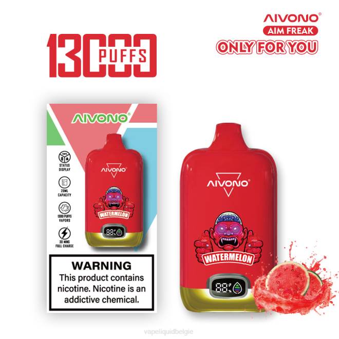 Aivono AIM FREAK 13000 watermeloen - H8VF244 Vape België