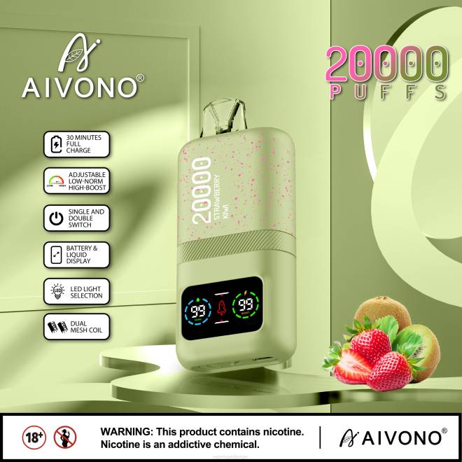 Aivono AIM magic 20000 aardbei-kiwi - H8VF81 E-Liquid Kopen België