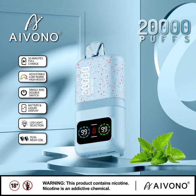 Aivono AIM magic 20000 koele munt - H8VF84 E-Liquid Kopen België