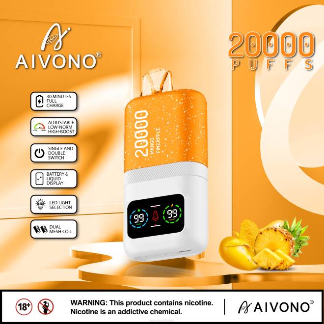 Aivono AIM magic 20000 mango-ananas - H8VF77 Vape Liquid
