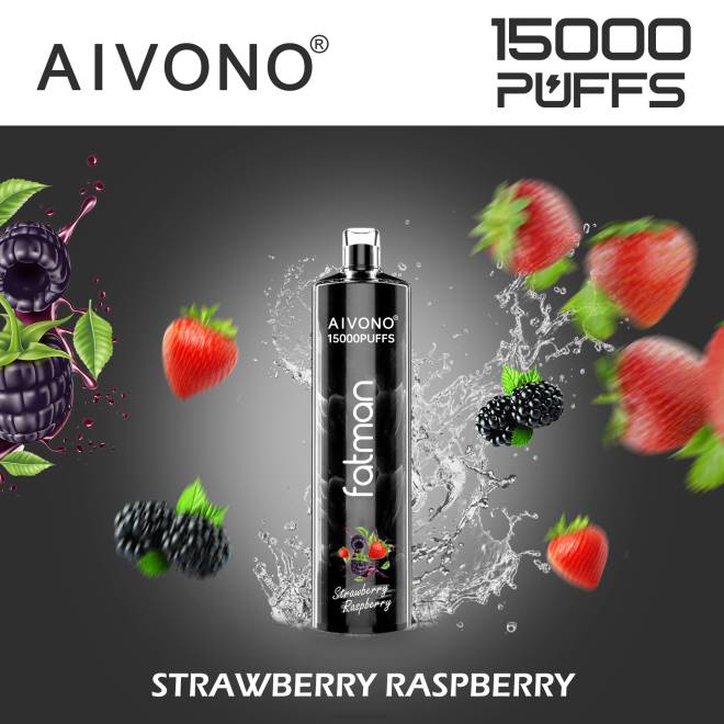 Aivono FATMAN 15000 aardbei framboos - H8VF15 E-Liquid Kopen België