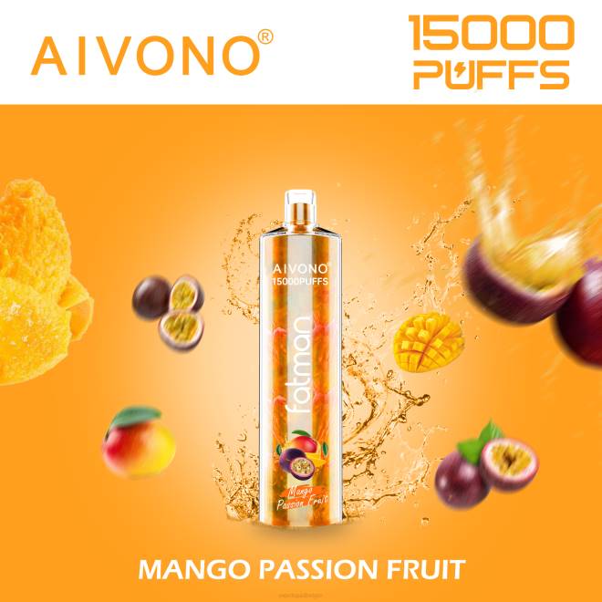 Aivono FATMAN 15000 mango-passievrucht - H8VF19 Vape België