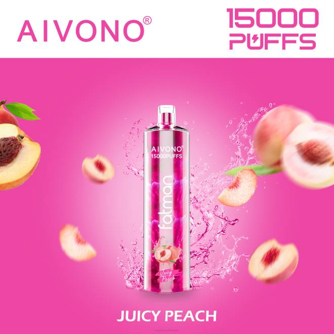 Aivono FATMAN 15000 sappige perzik - H8VF17 Vape Liquid