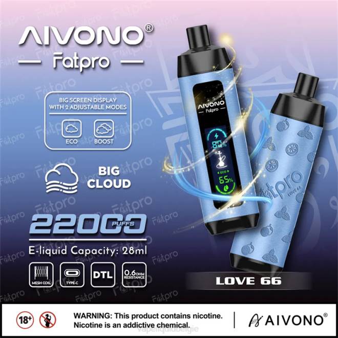 Aivono Fatpro 22000 liefde 66 - H8VF6 E-Liquid Kopen België