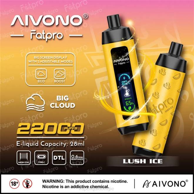 Aivono Fatpro 22000 weelderig ijs - H8VF3 E-Liquid Kopen België