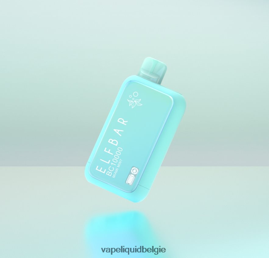 ELFBAR BC10000 wegwerp vape dinmol-editie miami munt - D84L8420 E-Liquid Kopen België