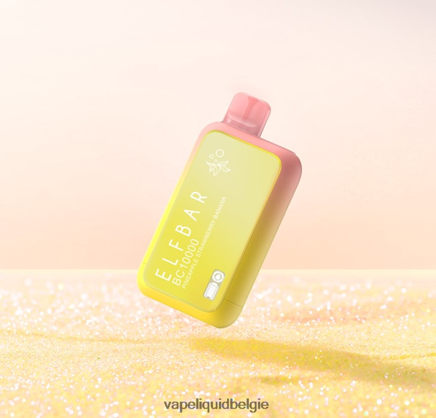 ELFBAR BC10000 wegwerp vape sunit-editie ananas aardbei banaan - D84L8410 E-Liquid Kopen België